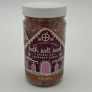 Bath & Body Works Sparkling Lavender Sugar Bath Salt Soak Aromatherapy